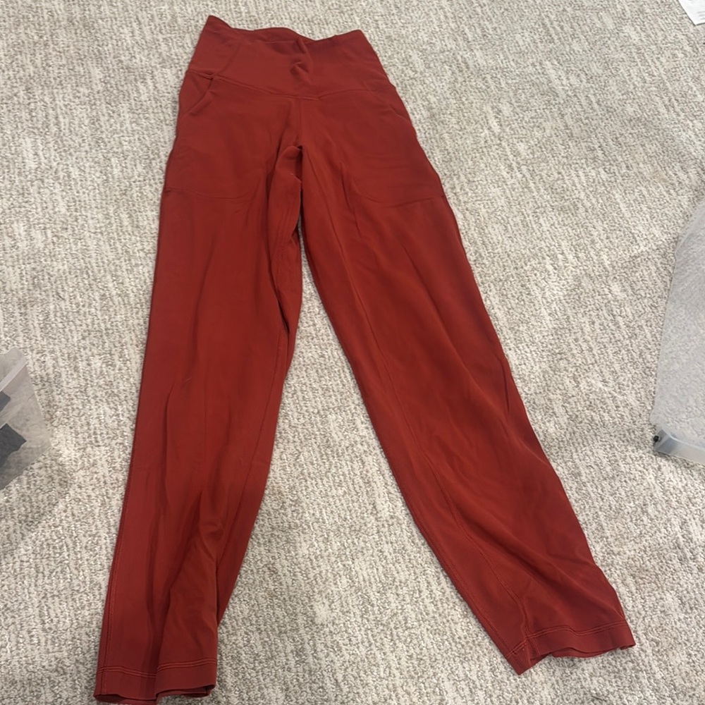 Red High-Waisted Pants lululemon